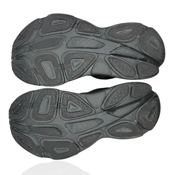 Hoka One One Bondi 8 Wide Shoes Mens‎ 10 D Black BBLC Cushion Comfort Running